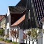 Häuser in der Fischersiedlung Holm in Schleswig