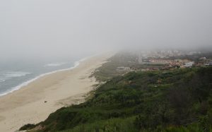 Eigentlich hat man von hier einen großartigen Blick auf Praia de Quiarios.