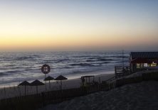 Abendstimmung am Strand von Praia de Mira.
